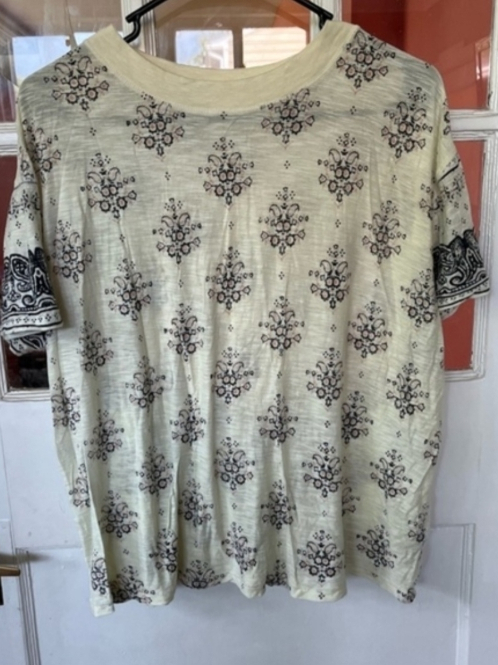 Free People Maybelle Paisley Tee - Picture 3 of 4
